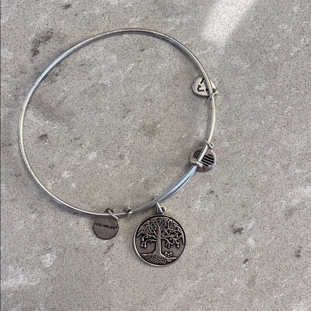 Alex and Ani Silver tree bracelet